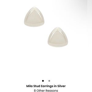 8 other reasons. Mila studs in Silver